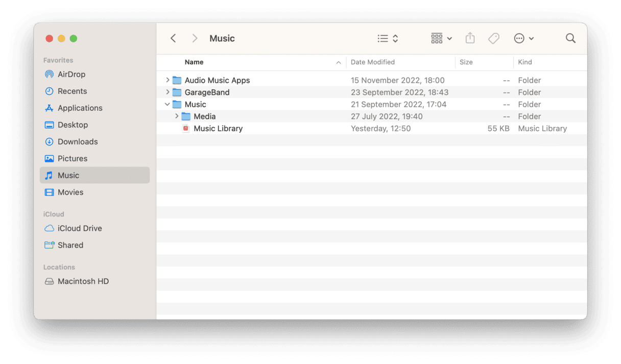 Browse files from Finder