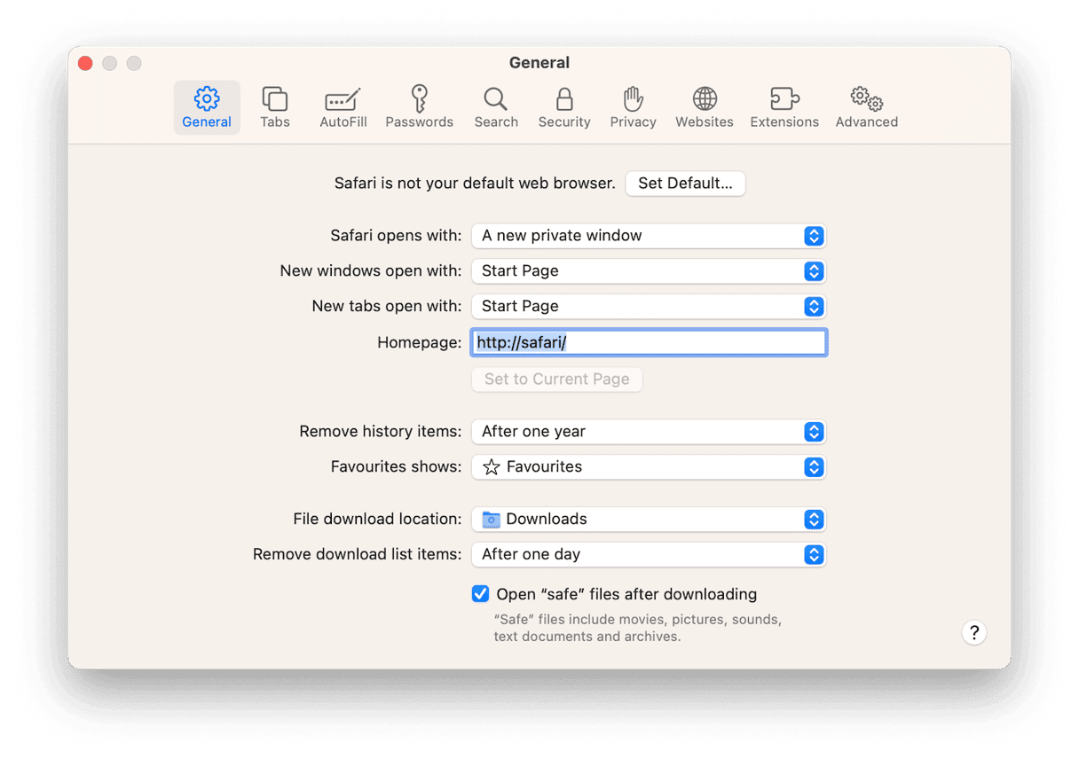 How to browse in private mode 