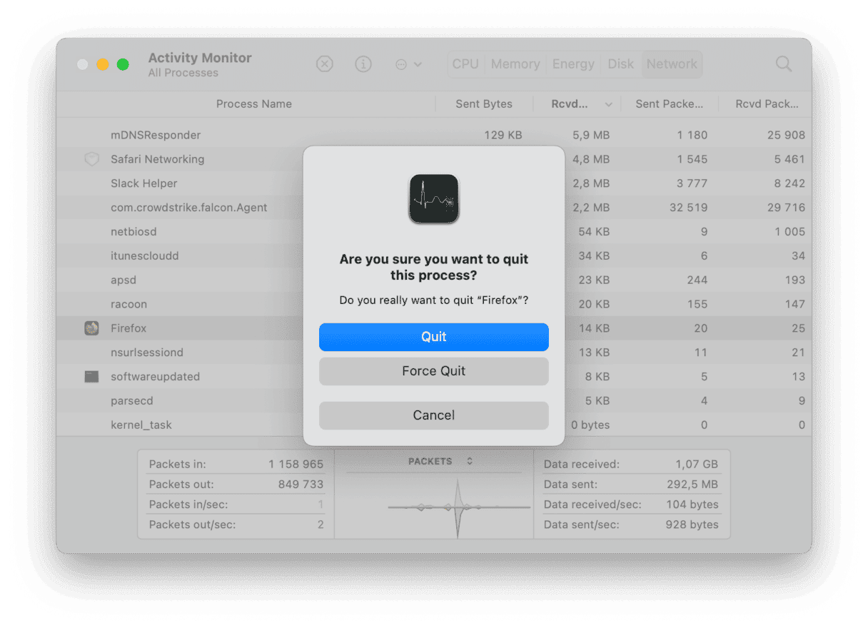 How to quit nonessential apps and resources