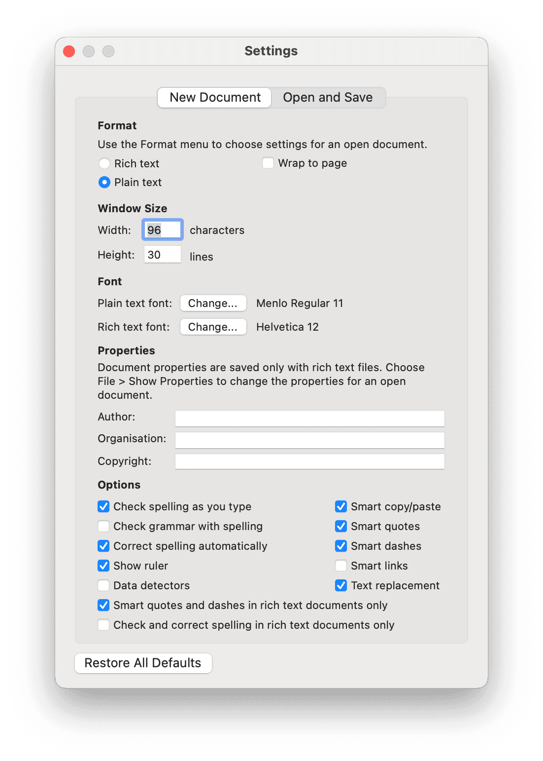 How to create a txt file on Mac in TextEdit