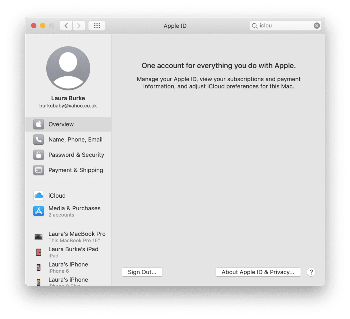 How to sign out of your accounts