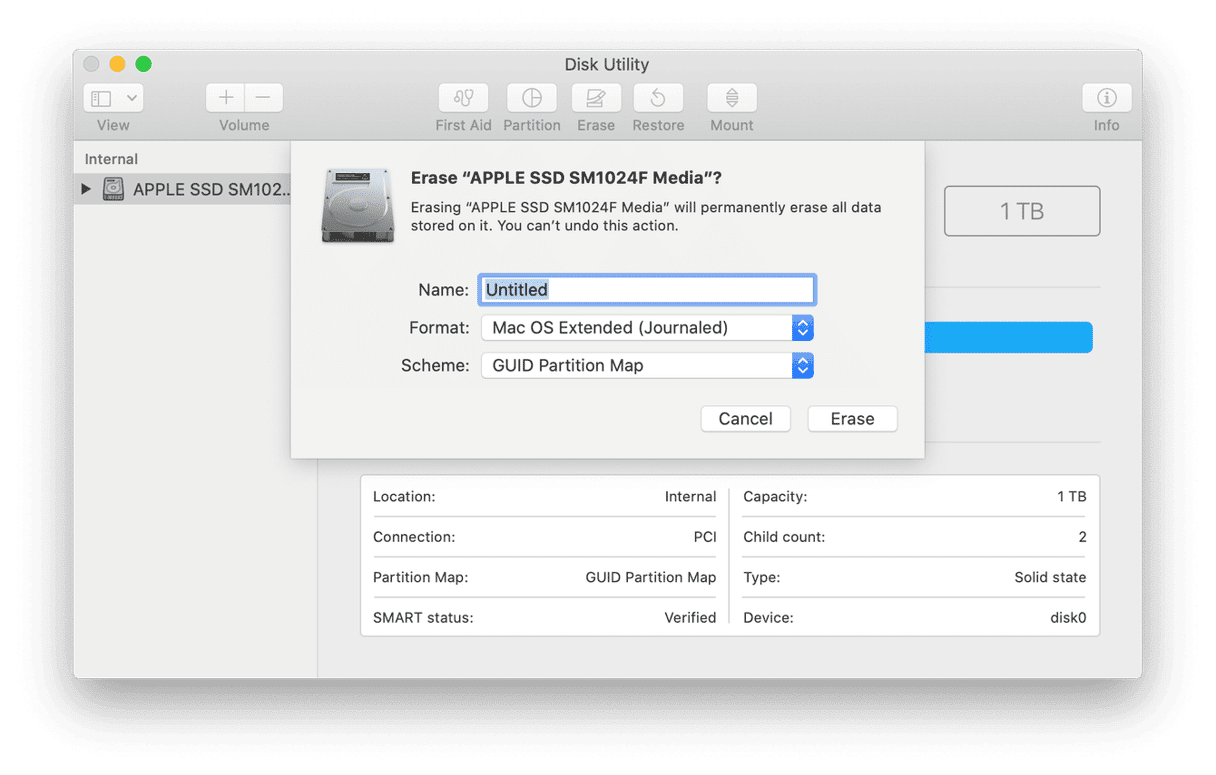 How to erase Mac hard drive