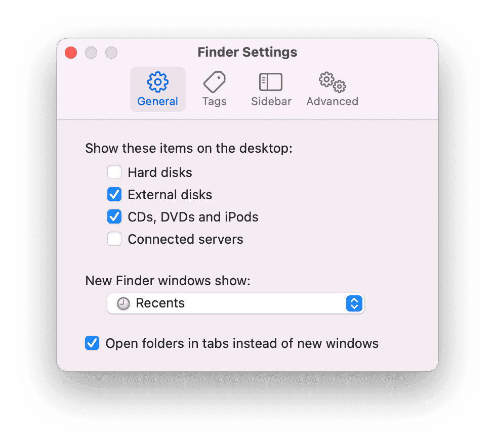 How to adjust Finder preferences