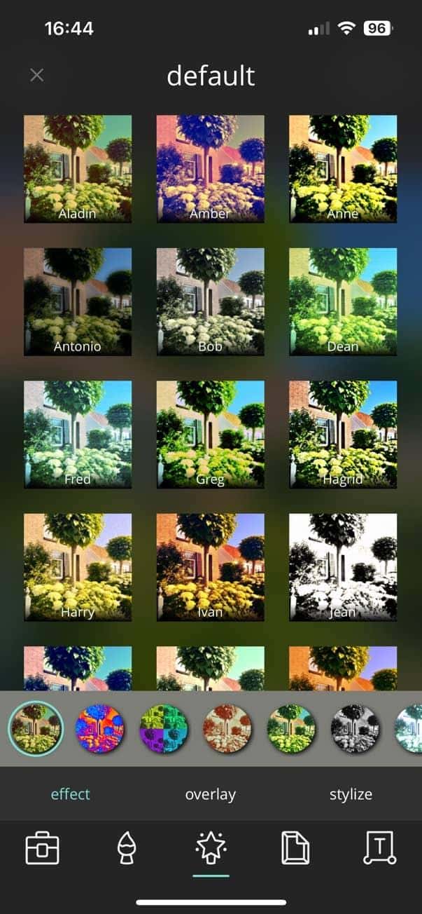 Pixlr Photo Editor app for iPhone