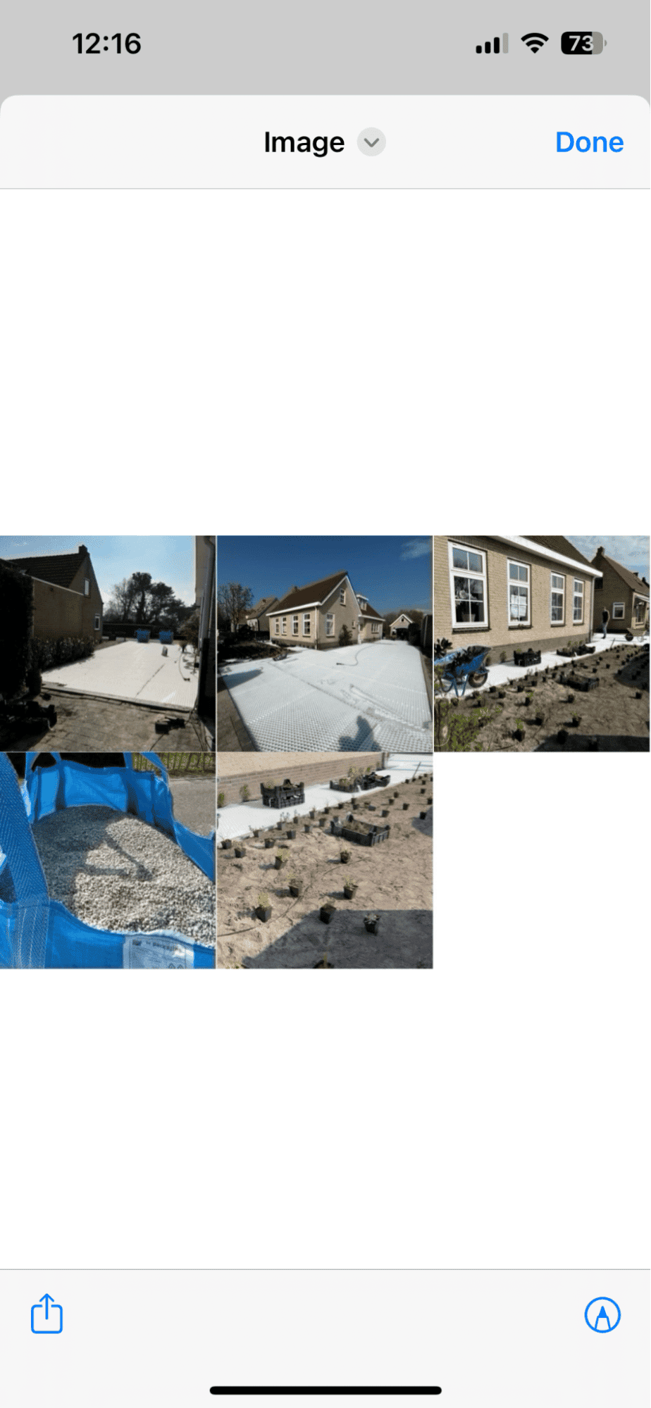 Images in Camera Roll on iPhone