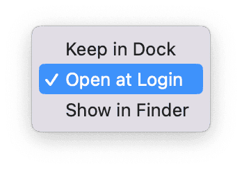 How to stop applications from opening on startup via Dock