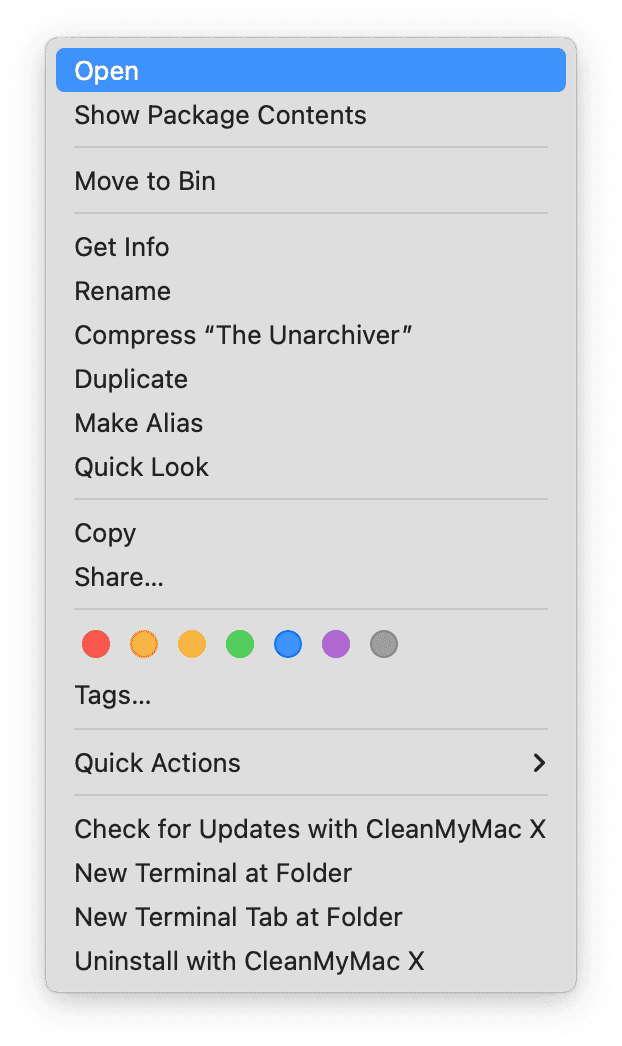 pop-up window on Mac