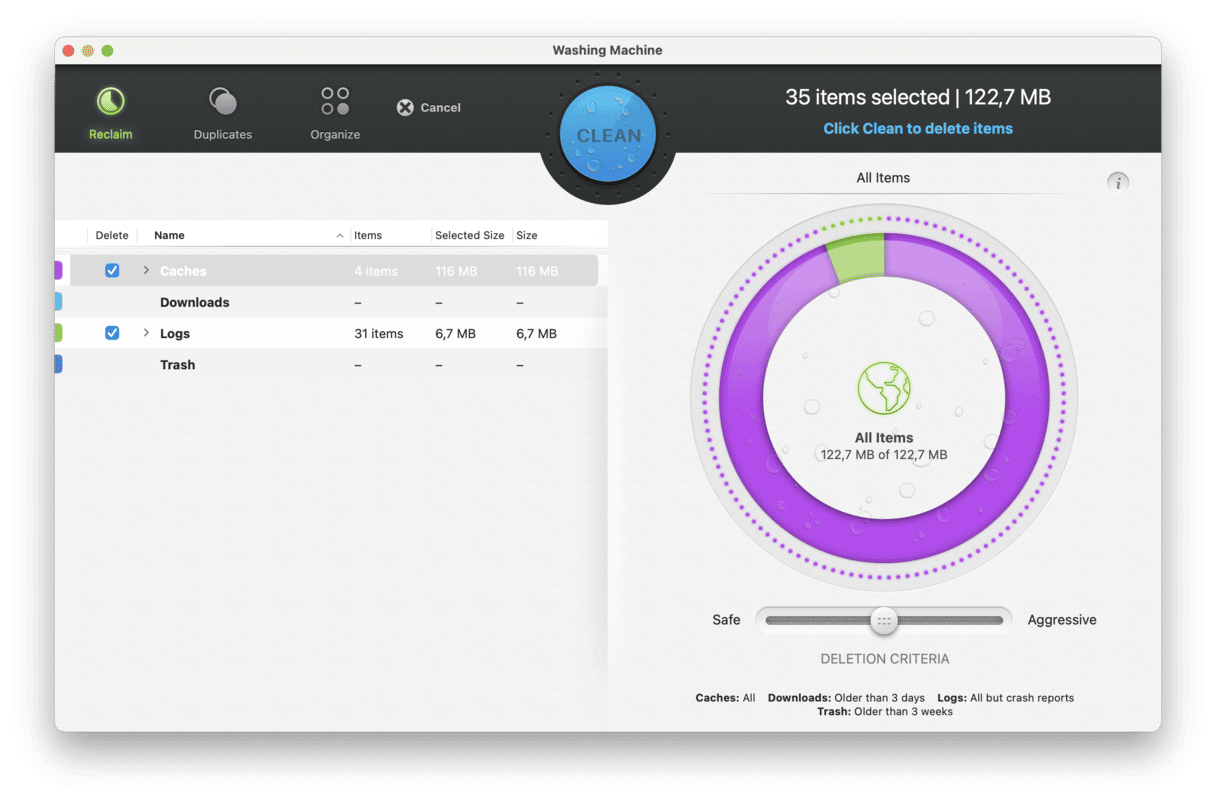 Intego Washing Machine Mac cleaner app