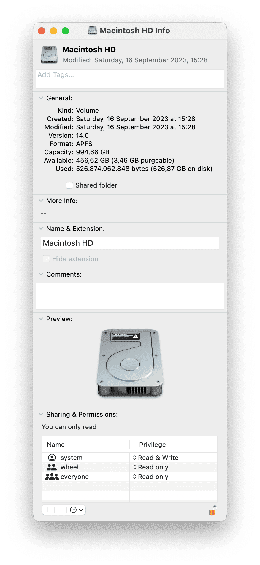 How to check user settings on Mac