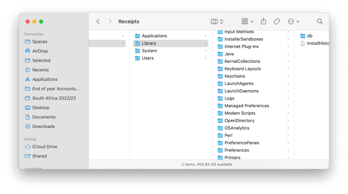 Leftover data removal