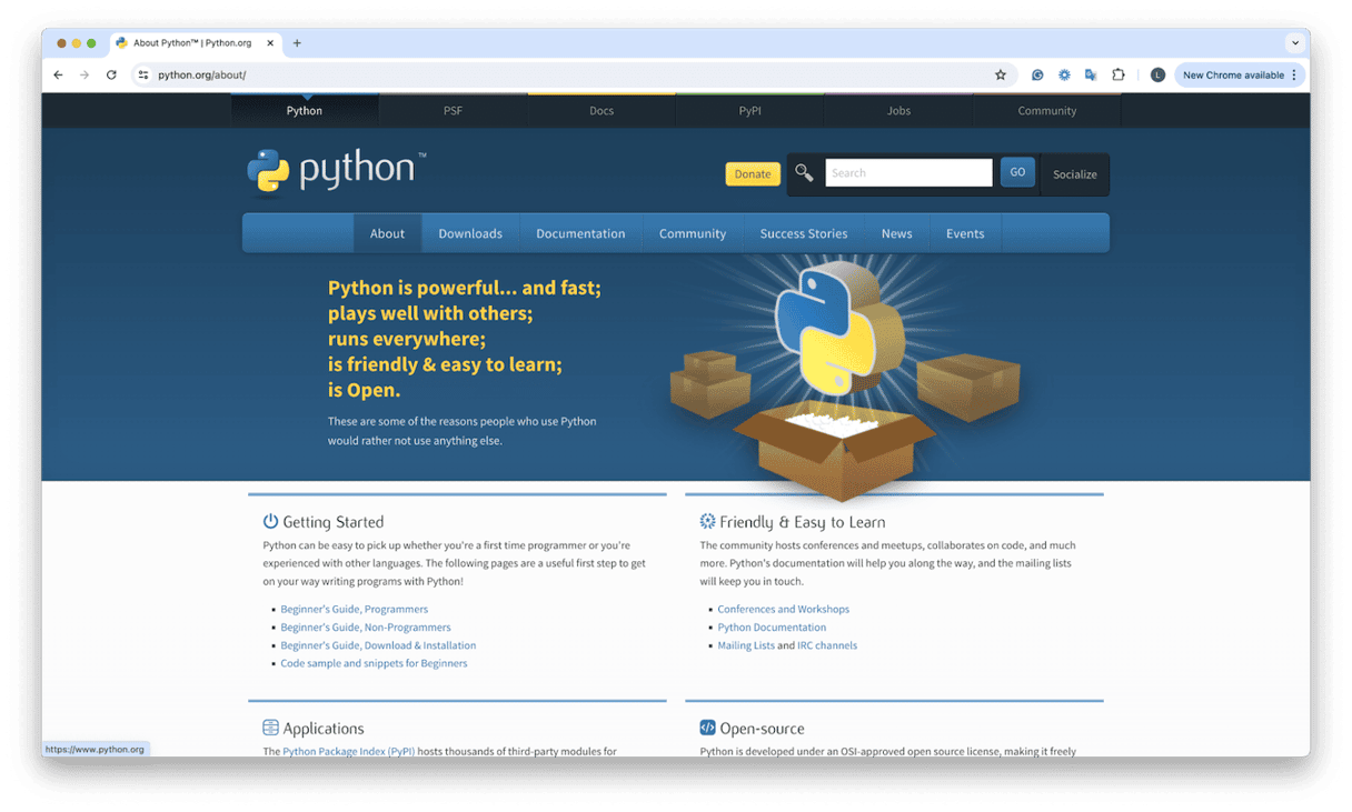 Python programming language