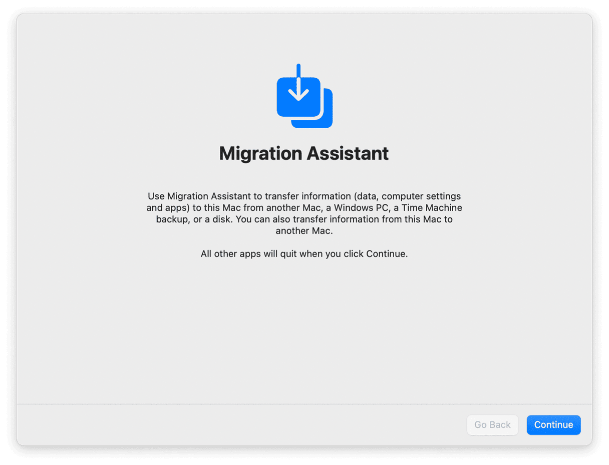 Migration assistant