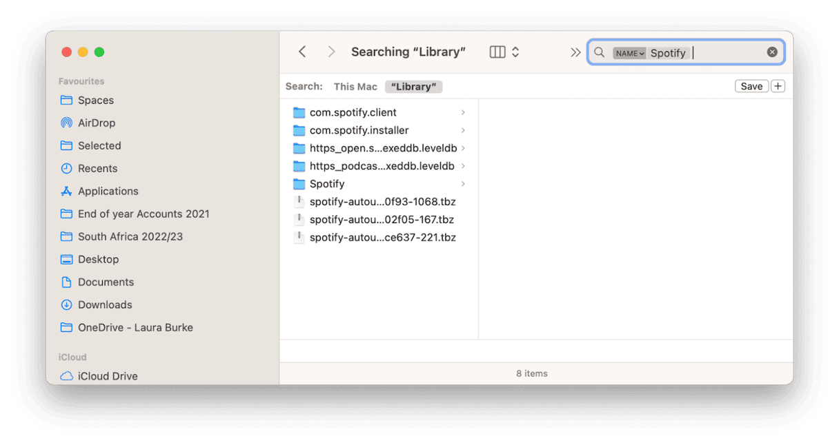 How to delete app leftover files