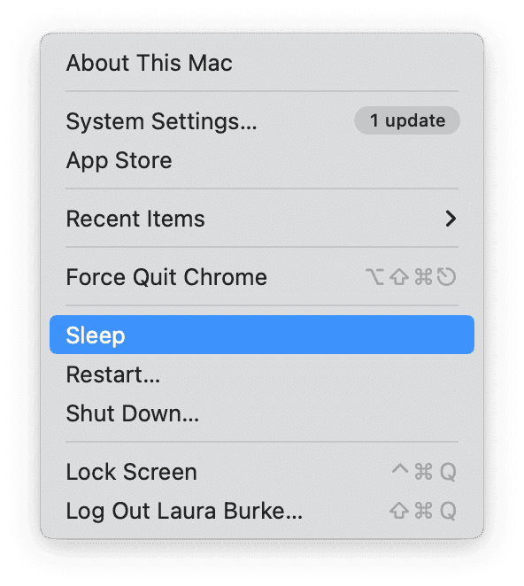 How to put Mac to sleep