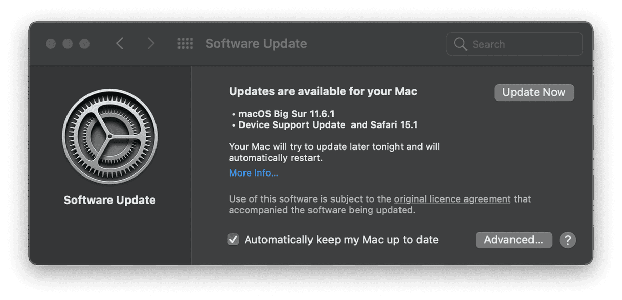 How to run a software update