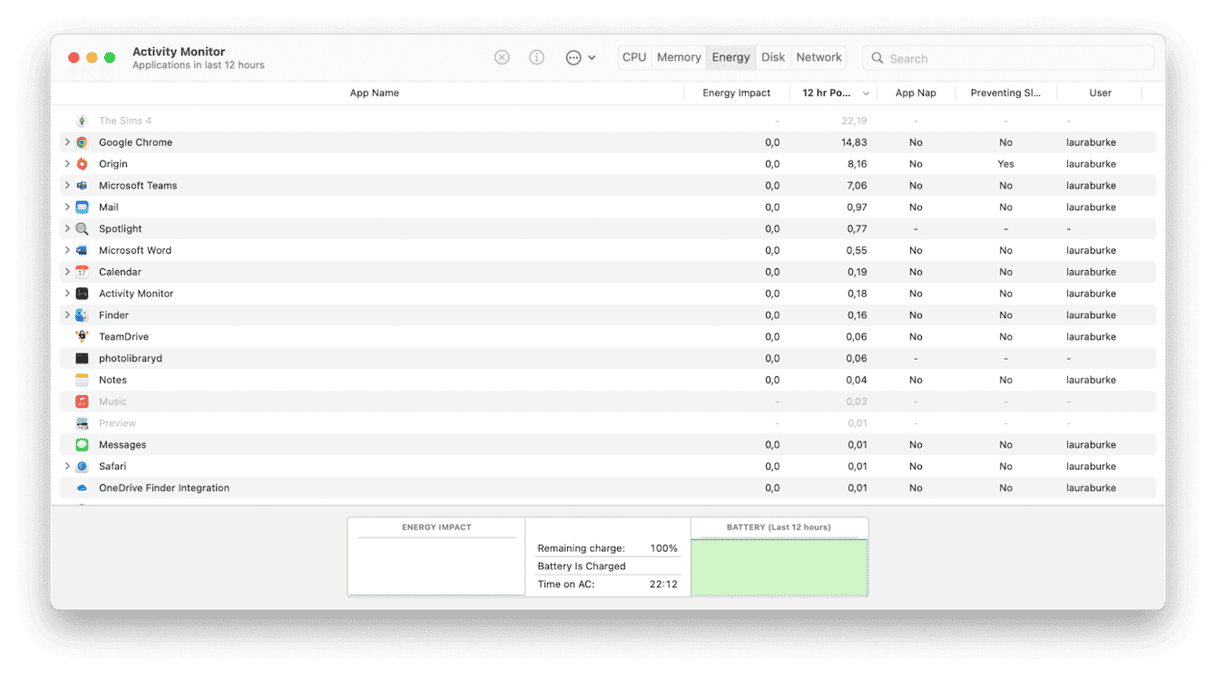 Apps and processes that drain your battery