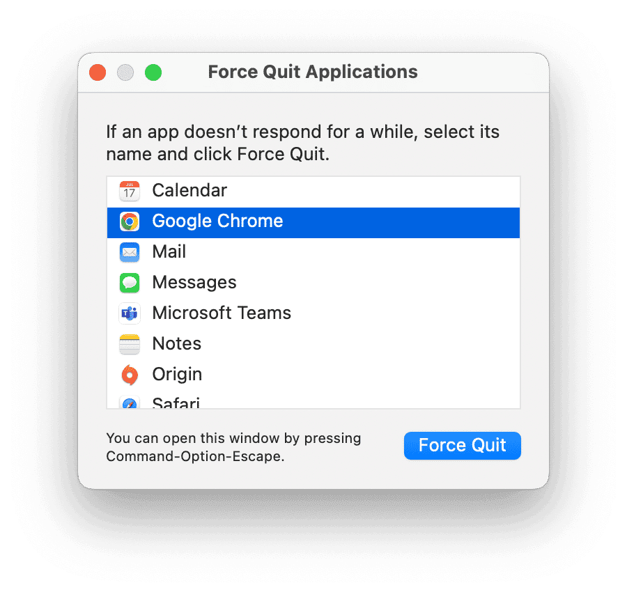 Mac task manager shortcut