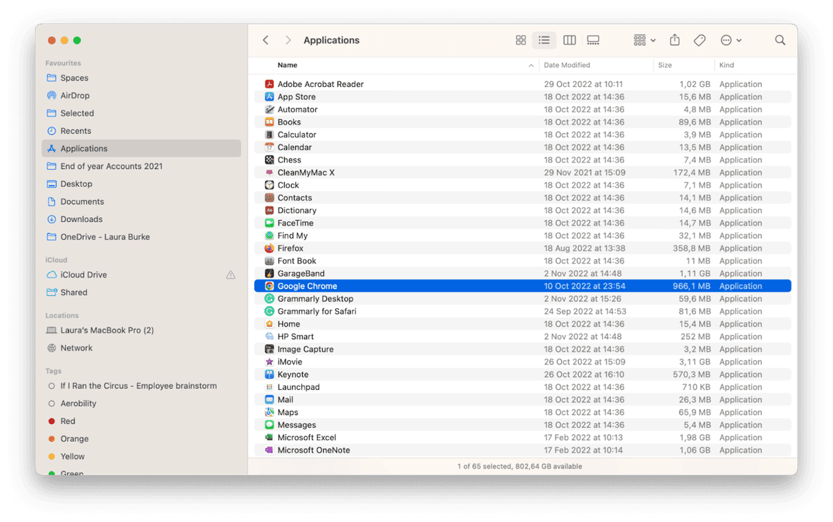How to remove the Chrome applications