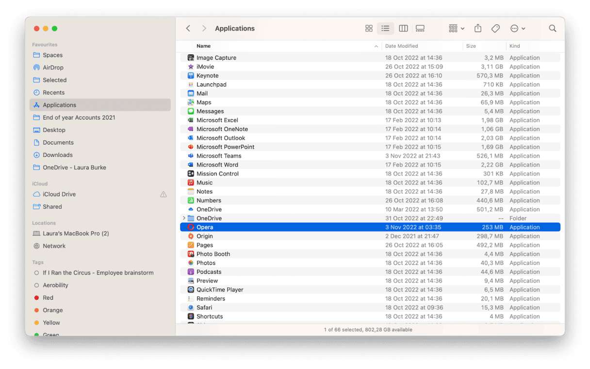 How to uninstall Opera
