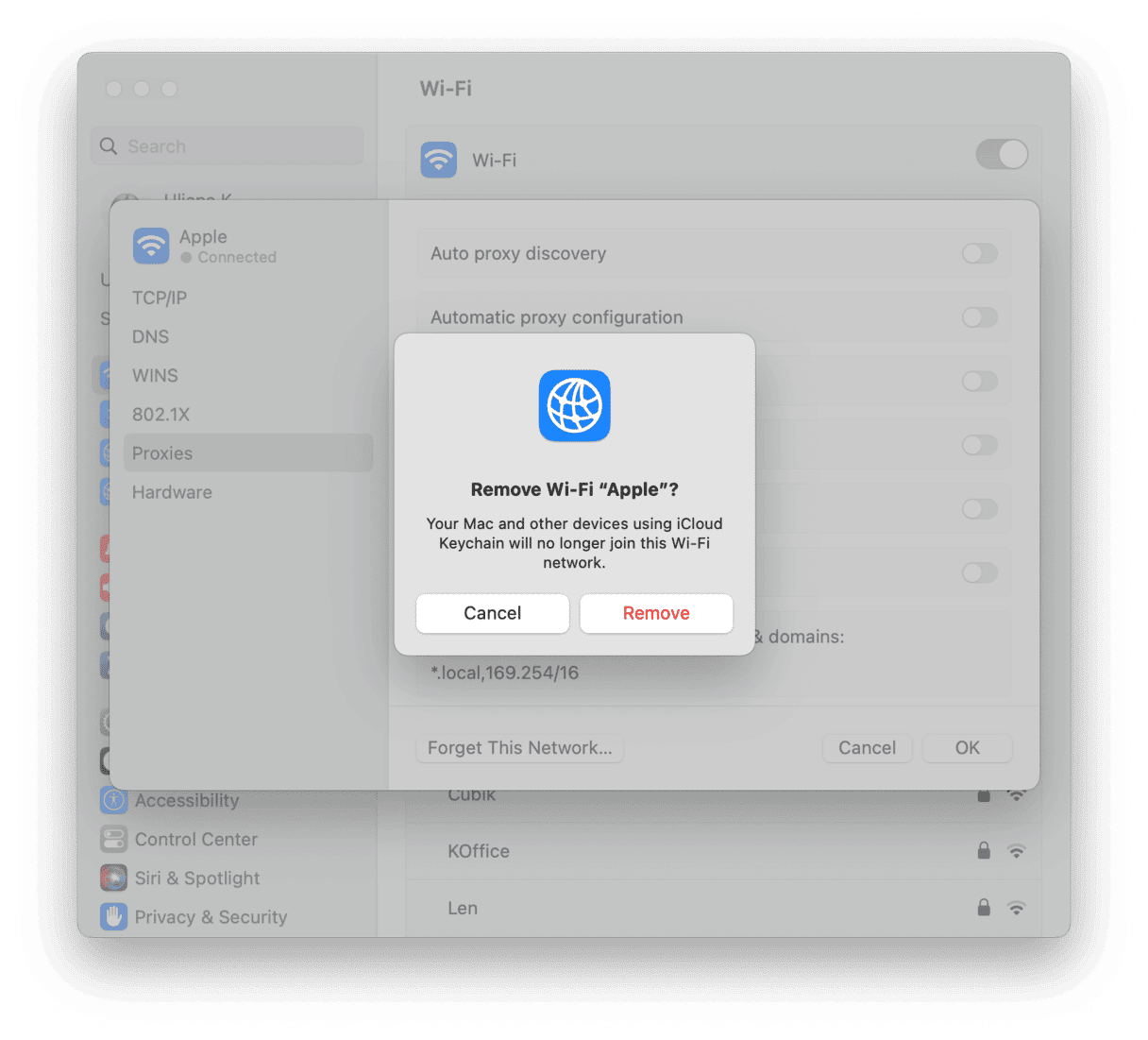 Reconnecting Wi-Fi network