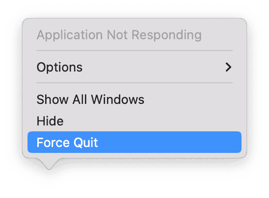 App force quitting