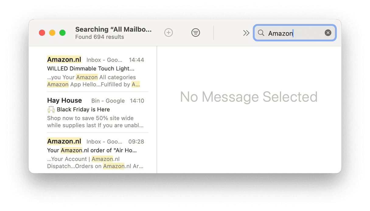 How to tidy up mailbox
