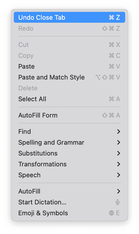 How to reopen closed tabs in Safari