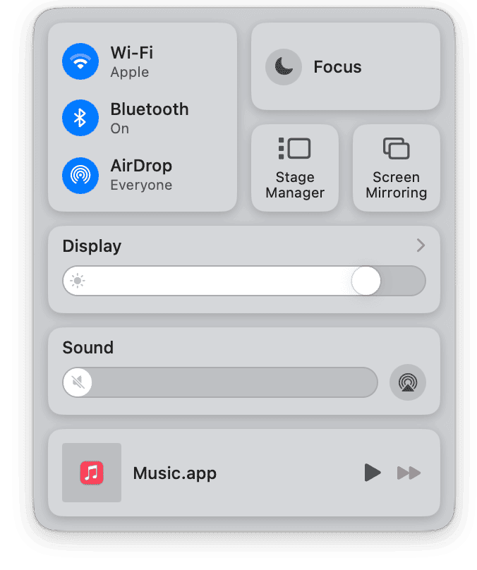 Wi-Fi connection on Mac