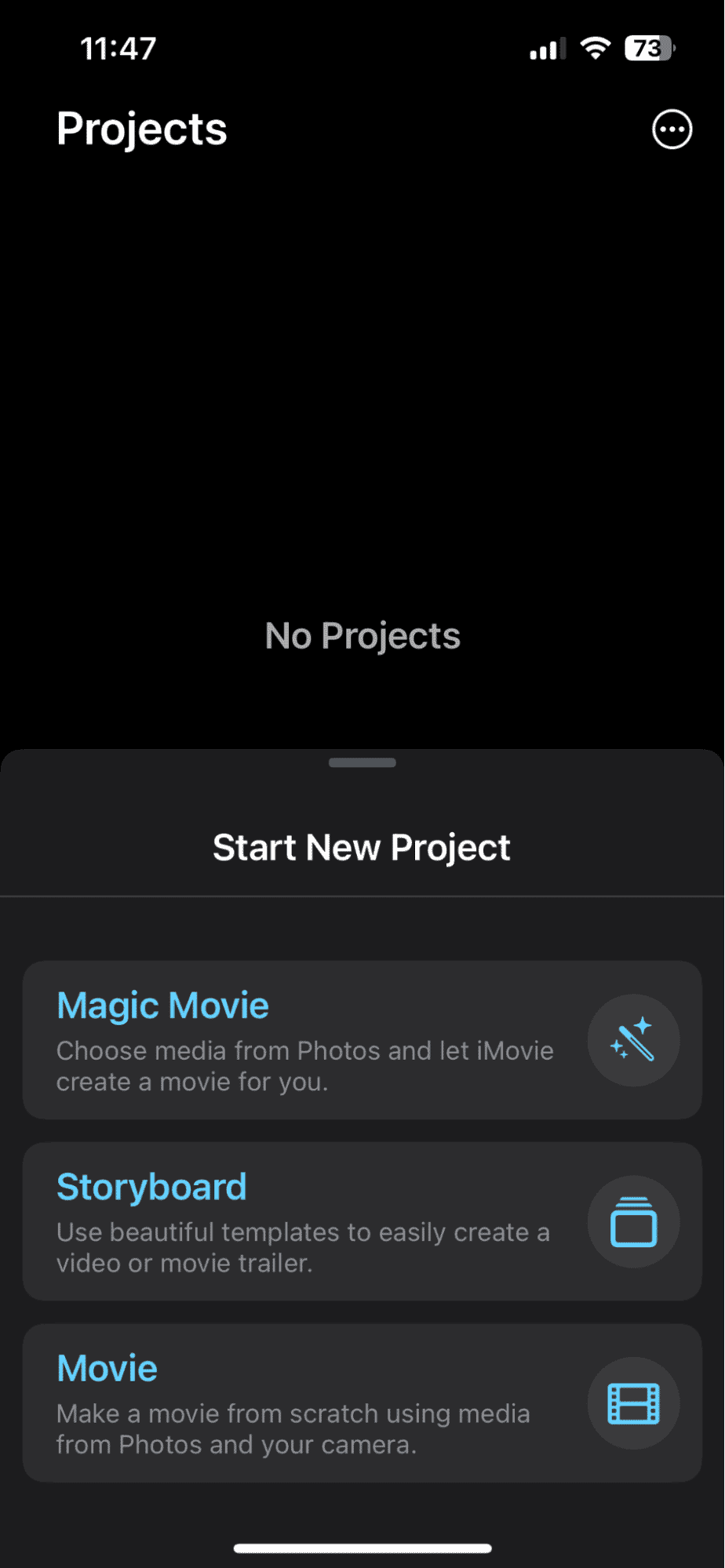 iMovie video editor