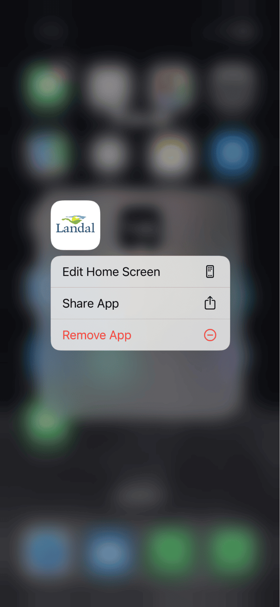 Deleting app from iPhone
