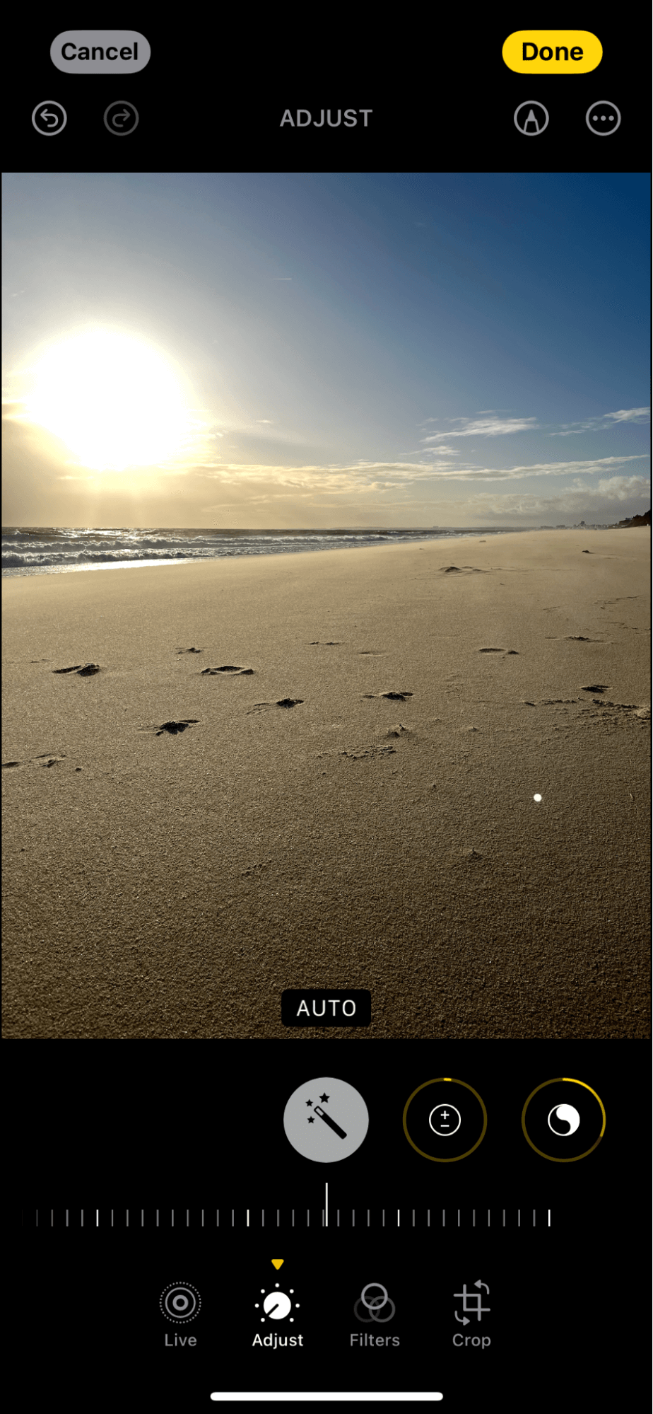 Apple’s auto adjust