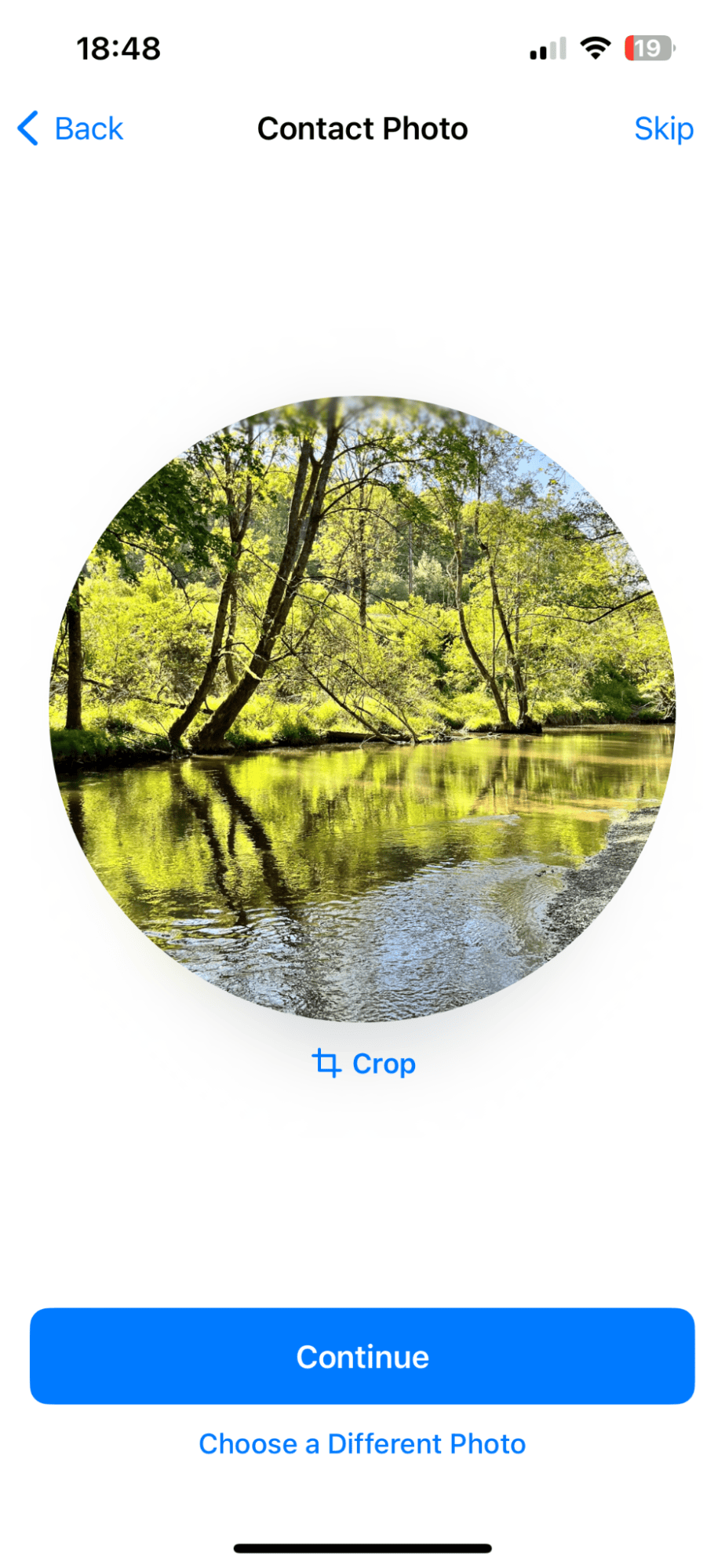 Contact photo