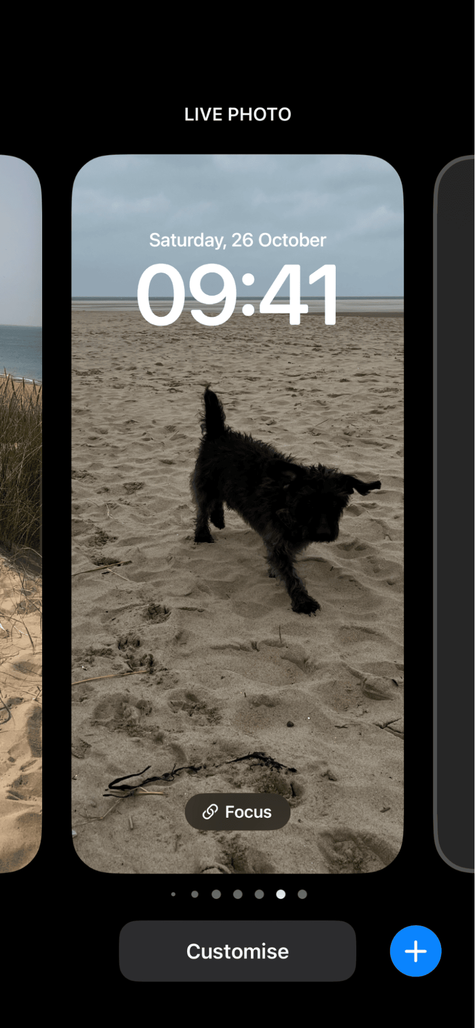 Lock screen settings
