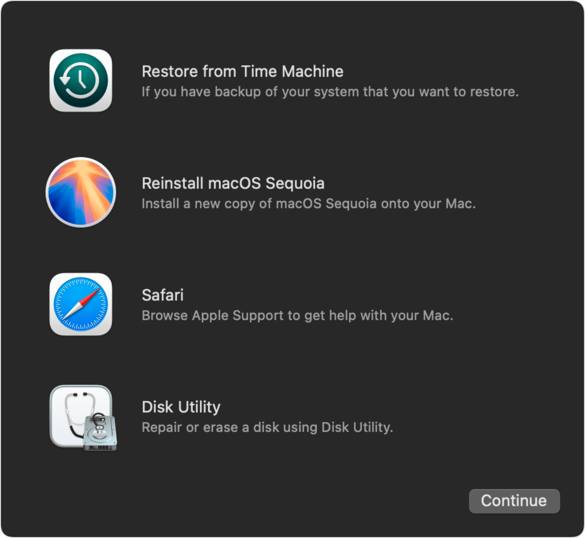 How to boot an Intel-based Mac into recovery mode
