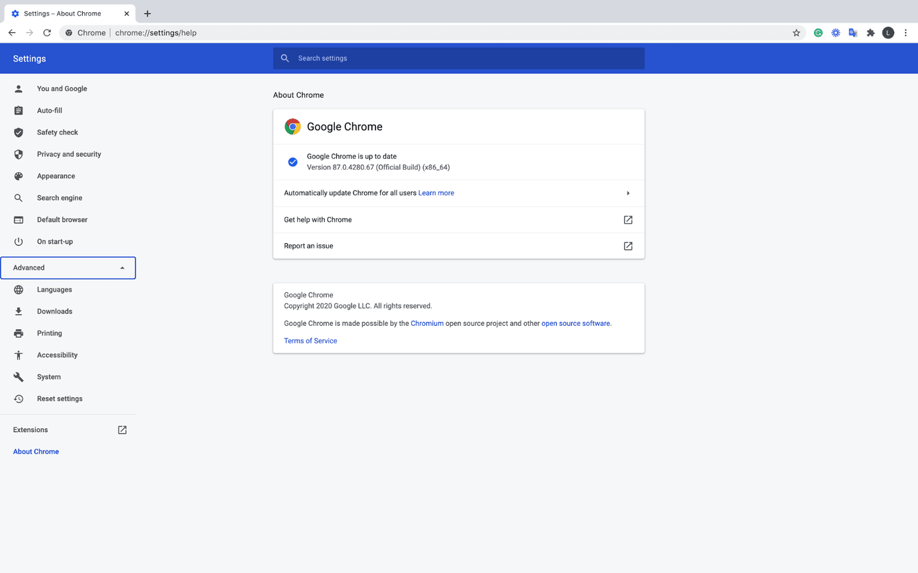 quit chrome for mac