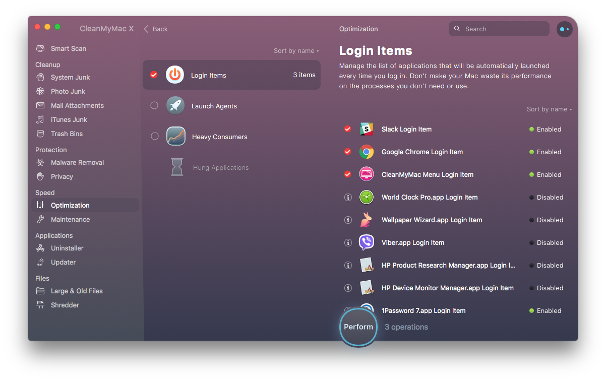 Manage all of your widgets, plugins, and extensions in CleanMyMac X