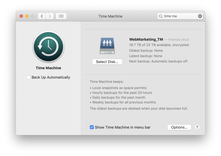 your startup disk is full mac os x